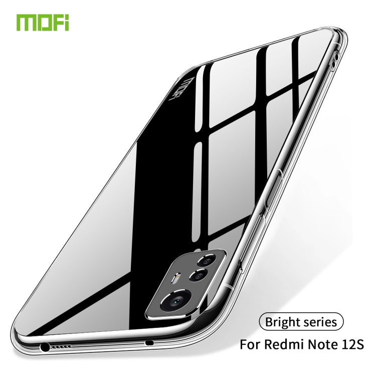 For Xiaomi Redmi Note 12S MOFI Ming Series Ultra-thin TPU Phone Case(Transparent)