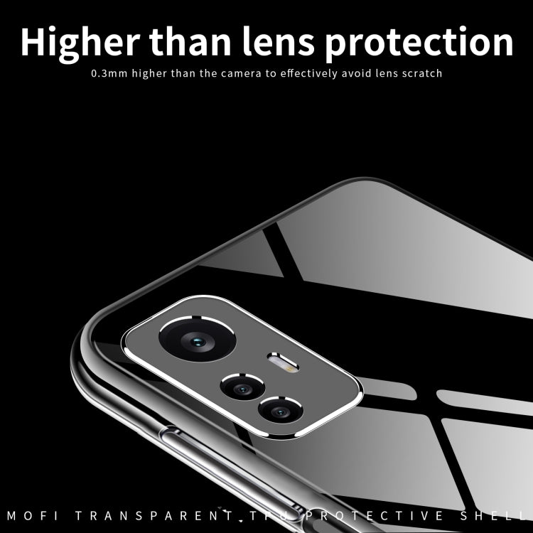 For Xiaomi Redmi Note 12S MOFI Ming Series Ultra-thin TPU Phone Case(Transparent)