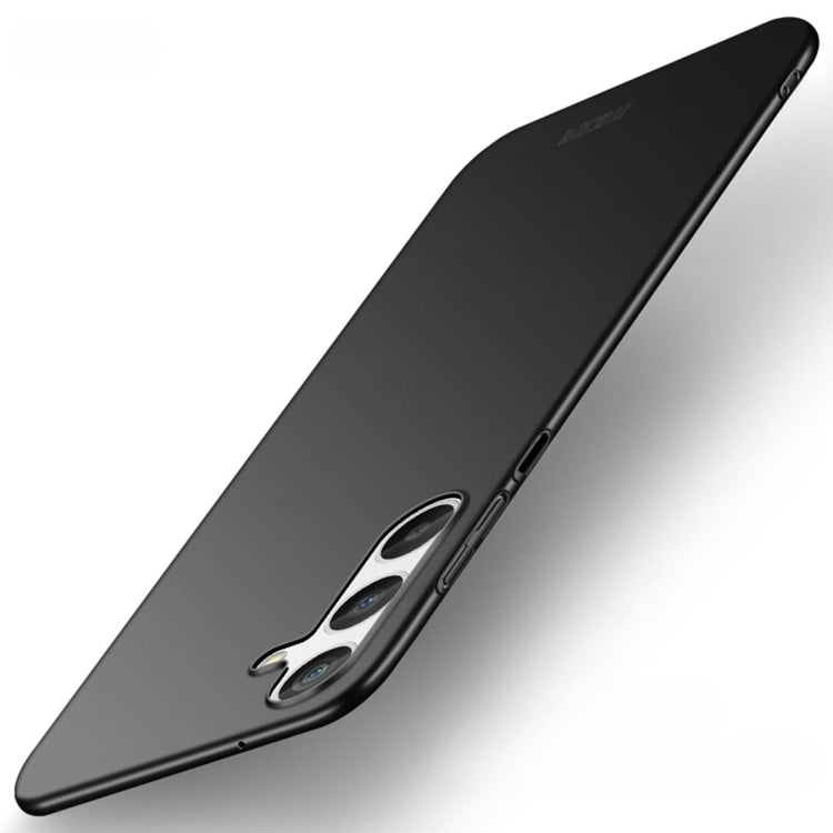 For Samsung Galaxy A24 4G MOFI Frosted PC Ultra-thin Hard Phone Case(Black)