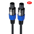 JUNSUNMAY Speakon Male to Speakon Male Audio Speaker Adapter Cable with Snap Lock, Length:6FT - Microphone Audio Cable & Connector by JUNSUNMAY | Online Shopping South Africa | PMC TechLife | Buy Now Pay Later Mobicred