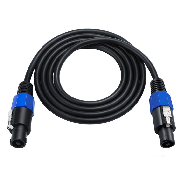 JUNSUNMAY Speakon Male to Speakon Male Audio Speaker Adapter Cable with Snap Lock, Length:6FT