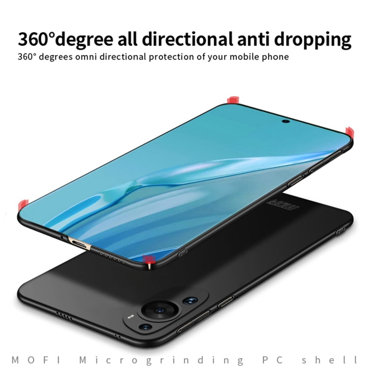For Huawei P60 Art MOFI Frosted PC Ultra-thin Hard Phone Case(Blue)