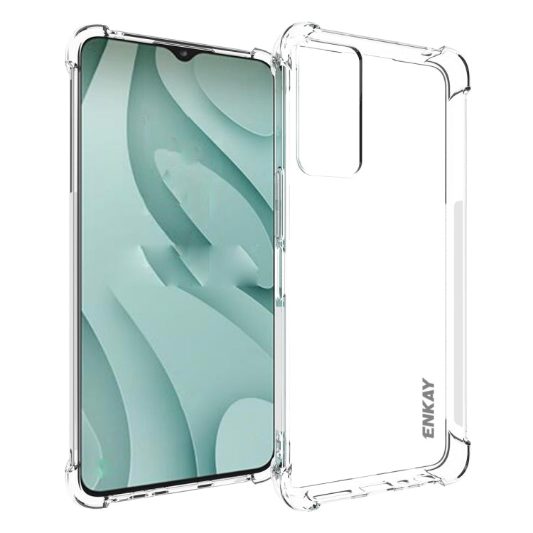 For TCL 40 XE 5G ENKAY Hat-Prince Transparent TPU Shockproof Phone Case