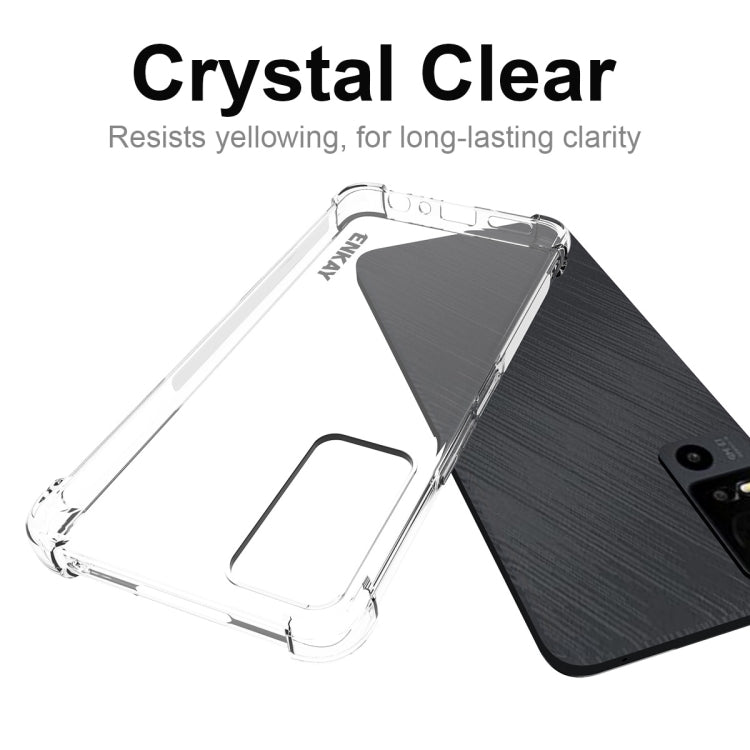 For TCL 40 XE 5G ENKAY Hat-Prince Transparent TPU Shockproof Phone Case