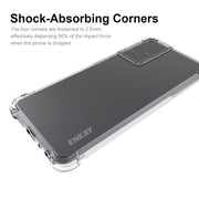 For TCL 40 SE ENKAY Hat-Prince Transparent TPU Shockproof Phone Case