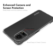 For TCL 50 LE 4G ENKAY Hat-Prince Transparent TPU Shockproof Phone Case