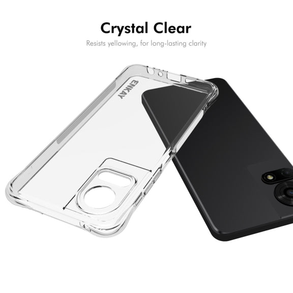 For TCL 50 LE 4G ENKAY Hat-Prince Transparent TPU Shockproof Phone Case