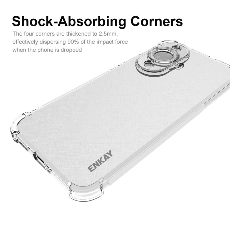 For Huawei nova 11 4G ENKAY Hat-Prince Transparent TPU Shockproof Phone Case