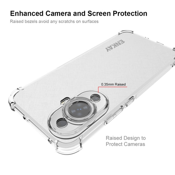 For Huawei nova 11 4G ENKAY Hat-Prince Transparent TPU Shockproof Phone Case