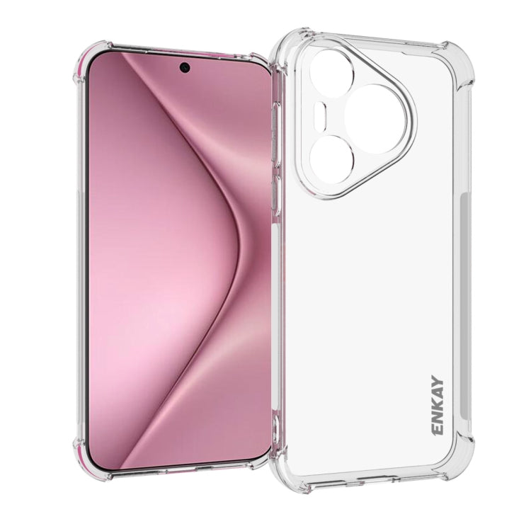 For Huawei Pura 70 ENKAY Hat-Prince Transparent TPU Shockproof Phone Case