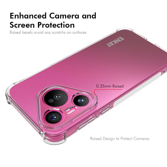 For Huawei Pura 70 ENKAY Hat-Prince Transparent TPU Shockproof Phone Case