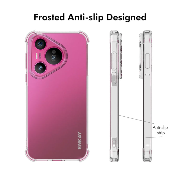 For Huawei Pura 70 ENKAY Hat-Prince Transparent TPU Shockproof Phone Case