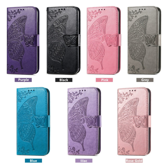 For Realme 12 Butterfly Love Flower Embossed Leather Phone Case(Rose Gold)