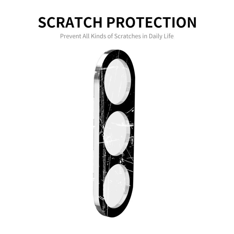 For Samsung Galaxy A55 ENKAY Hat-Prince 9H Rear Camera Lens Tempered Glass Film(Black)