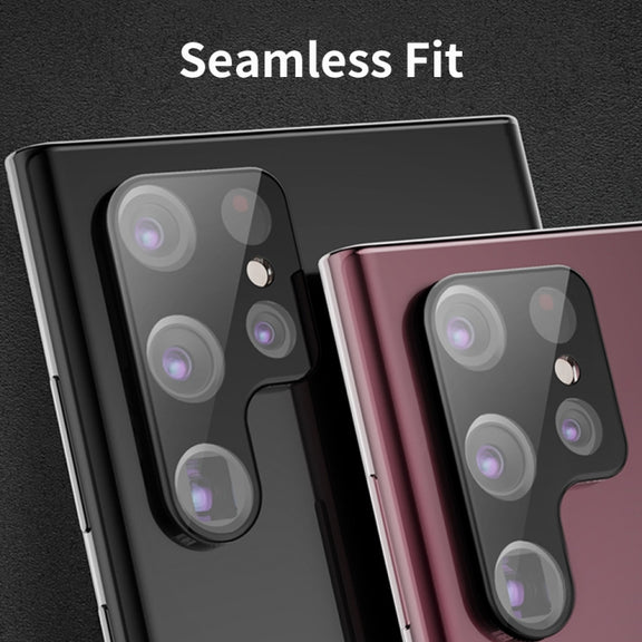 For Samsung Galaxy S24 Ultra 5G ENKAY Hat-Prince 9H Rear Camera Lens Tempered Glass Film(Black)