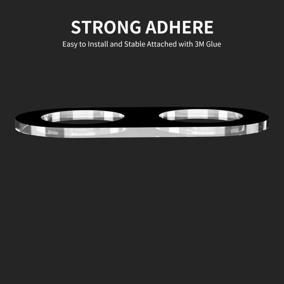 For Samsung Galaxy Z Flip7 FE 2pcs ENKAY Hat-Prince 9H Rear Camera Lens Tempered Glass Film(Black)