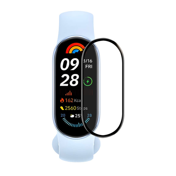 For Xiaomi Smart Band 9 1pcs ENKAY ENKAY 3D Full Coverage Soft PC Edge PMMA HD Screen Film