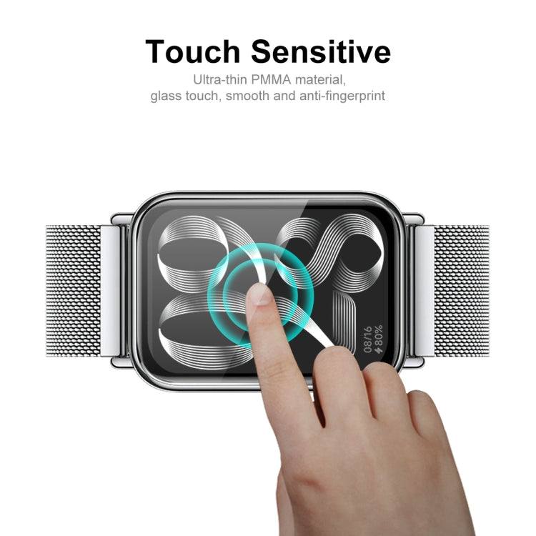For Xiaomi Mi Band 8 Pro 2pcs ENKAY ENKAY 3D Full Coverage Soft PC Edge PMMA HD Screen Film
