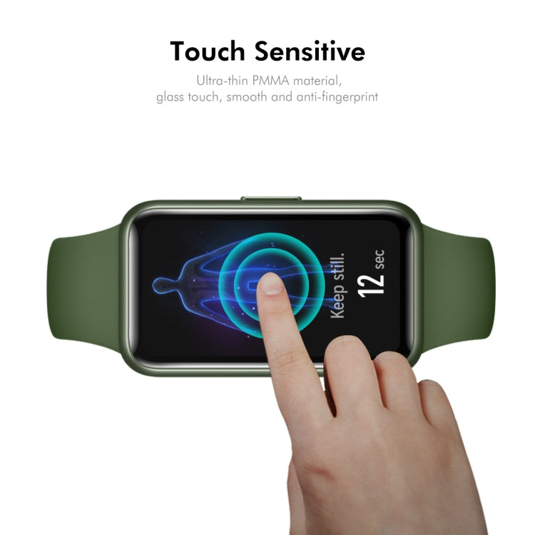 For Xiaomi Smart Band 9 Active 2pcs ENKAY ENKAY 3D Full Coverage Soft PC Edge PMMA HD Screen Film