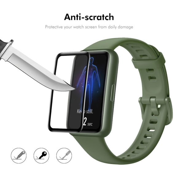 For Xiaomi Smart Band 9 Active 2pcs ENKAY ENKAY 3D Full Coverage Soft PC Edge PMMA HD Screen Film