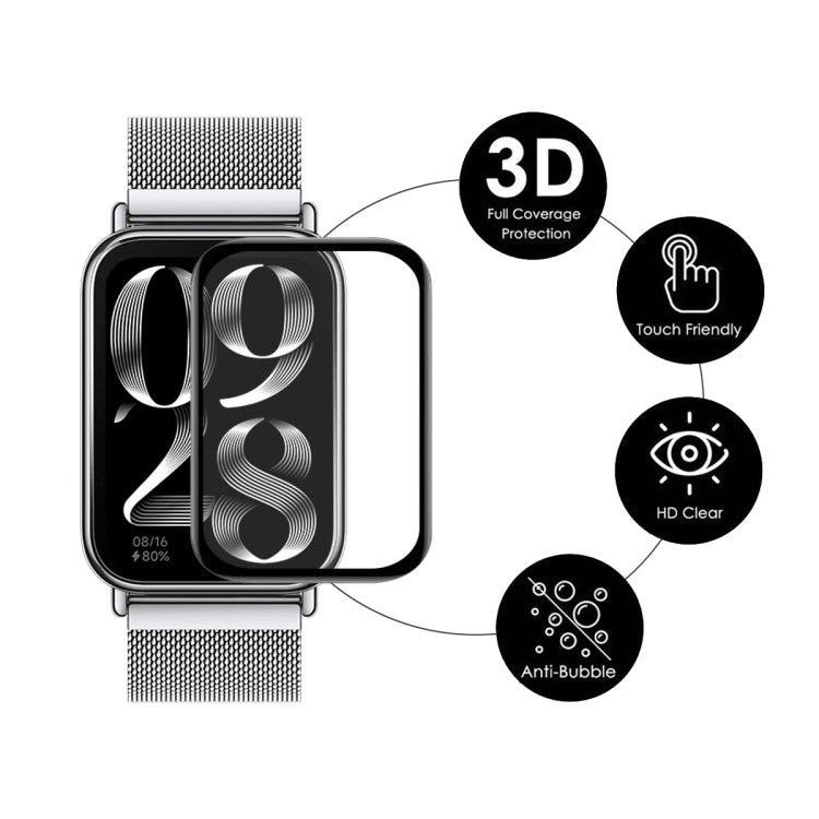 For Xiaomi Mi Band 8 Pro 5pcs ENKAY ENKAY 3D Full Coverage Soft PC Edge PMMA HD Screen Film