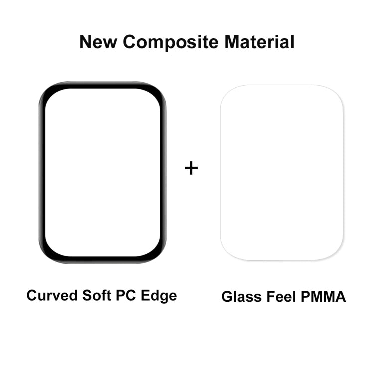 For Xiaomi Mi Band 8 Pro 5pcs ENKAY ENKAY 3D Full Coverage Soft PC Edge PMMA HD Screen Film