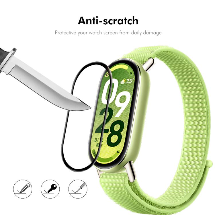 For Xiaomi Smart Band 10 5pcs ENKAY ENKAY 3D Full Coverage Soft PC Edge PMMA HD Screen Film