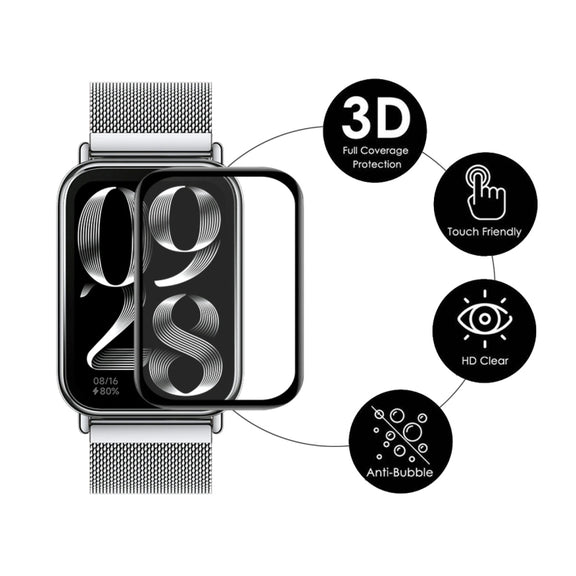 For Xiaomi Mi Band 8 Pro 10pcs ENKAY ENKAY 3D Full Coverage Soft PC Edge PMMA HD Screen Film