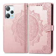For Blackview A53 Mandala Flower Embossed Leather Phone Case(Rose Gold)