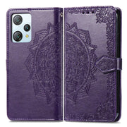 For Blackview A53 Mandala Flower Embossed Leather Phone Case(Purple)