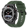 For Huawei Watch Ultimate Long & Short Sports Solid Color Silicone Watch Band Set(Dark Green) - Watch Bands by PMC TechLife | Online Shopping South Africa | PMC TechLife