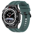 For Huawei Watch Ultimate Long & Short Sports Solid Color Silicone Watch Band Set(Olive Green) - Watch Bands by PMC TechLife | Online Shopping South Africa | PMC TechLife