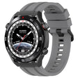 For Huawei Watch Ultimate Long & Short Sports Solid Color Silicone Watch Band Set(Grey) - Watch Bands by PMC TechLife | Online Shopping South Africa | PMC TechLife | Buy Now Pay Later Mobicred