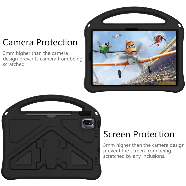 For Xiaomi Pad 6 Pro 2023 EVA Flat Anti Falling Protective Case Shell with Holder(Black)