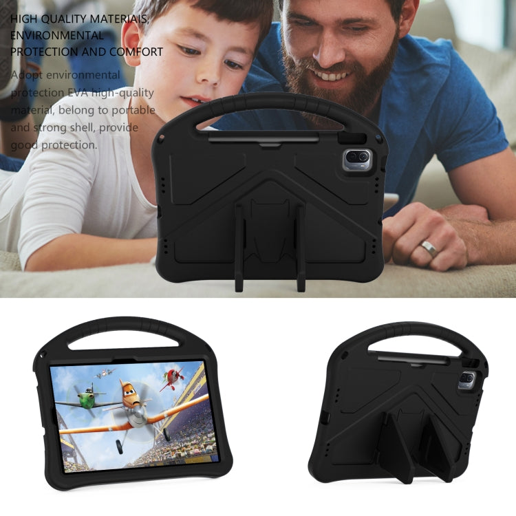 For Xiaomi Pad 6 Pro 2023 EVA Flat Anti Falling Protective Case Shell with Holder(Black)