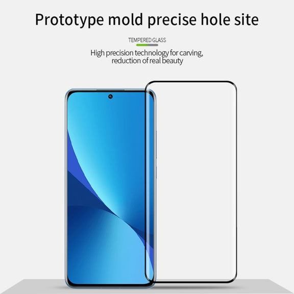 For Honor 90 MOFI 9H 3D Hot Bending Tempered Glass Film(Black)