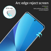 For Honor 90 MOFI 9H 3D Hot Bending Tempered Glass Film(Black)