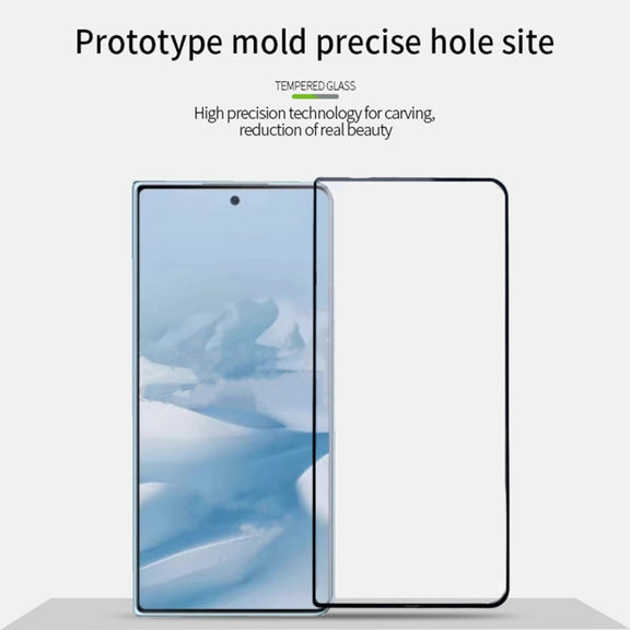 For Honor Magic Vs2 MOFI 9H 3D Hot Bending Tempered Glass Film(Black)
