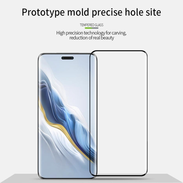 For Honor Magic6 MOFI 9H 3D Hot Bending Tempered Glass Film(Black)