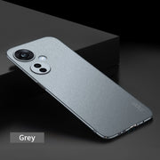 For OPPO K11X 5G MOFI Fandun Series Frosted PC Ultra-thin All-inclusive Phone Case(Gray)