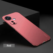 For OPPO K11X 5G MOFI Fandun Series Frosted PC Ultra-thin All-inclusive Phone Case(Red)