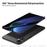 For OPPO K11X 5G MOFI Fandun Series Frosted PC Ultra-thin All-inclusive Phone Case(Red)