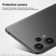For Xiaomi Redmi Note 12 Turbo MOFI Fandun Series Frosted PC Ultra-thin All-inclusive Phone Case(Blue)