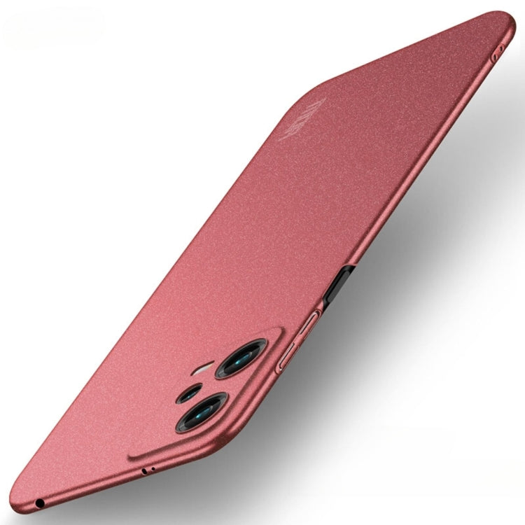 For Xiaomi Redmi Note 12 Global MOFI Fandun Series Frosted PC Ultra-thin All-inclusive Phone Case(Red)