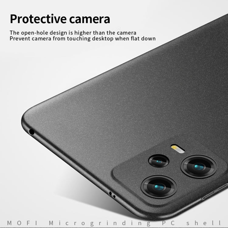 For Xiaomi Redmi Note 12 Global MOFI Fandun Series Frosted PC Ultra-thin All-inclusive Phone Case(Red)