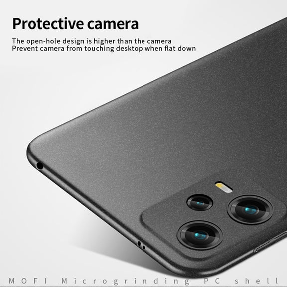For Xiaomi Redmi Note 12 Global MOFI Fandun Series Frosted PC Ultra-thin All-inclusive Phone Case(Red)
