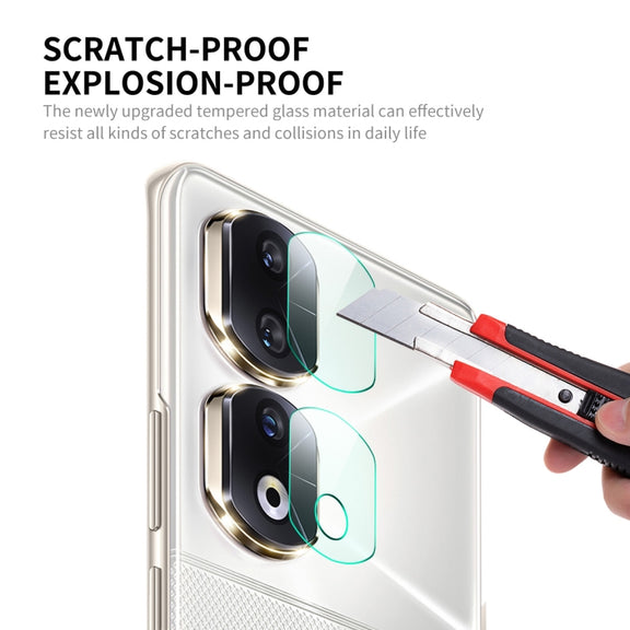 For Honor 90 Pro 5Sets ENKAY Hat-Prince 9H Rear Camera Lens Tempered Glass Film