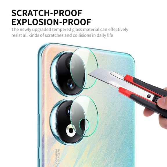 For Honor 90 10Sets ENKAY Hat-Prince 9H Rear Camera Lens Tempered Glass Film