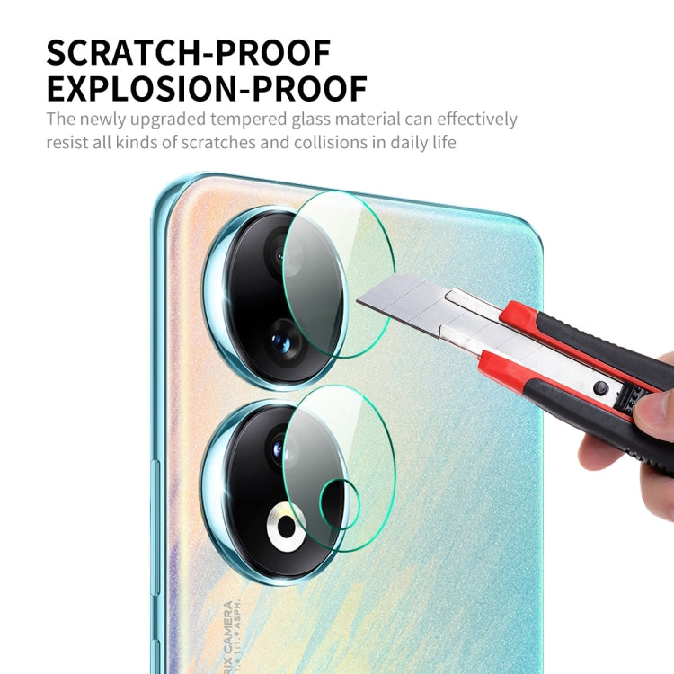 For Honor 90 10Sets ENKAY Hat-Prince 9H Rear Camera Lens Tempered Glass Film