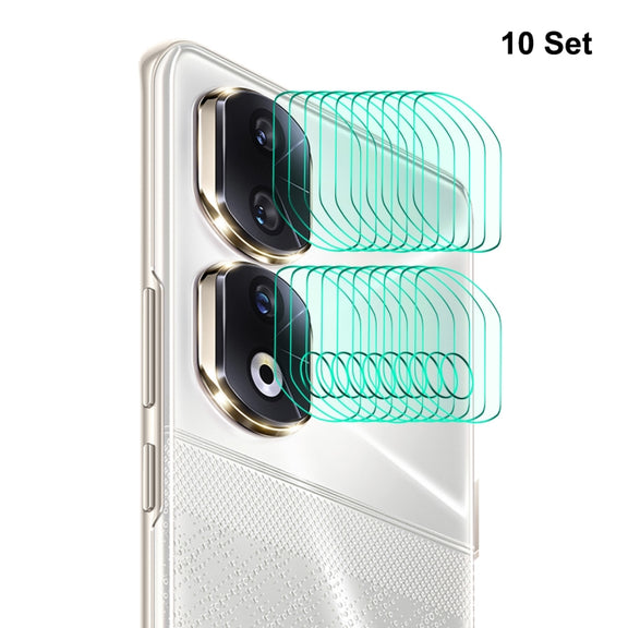 For Honor 90 Pro 10Sets ENKAY Hat-Prince 9H Rear Camera Lens Tempered Glass Film